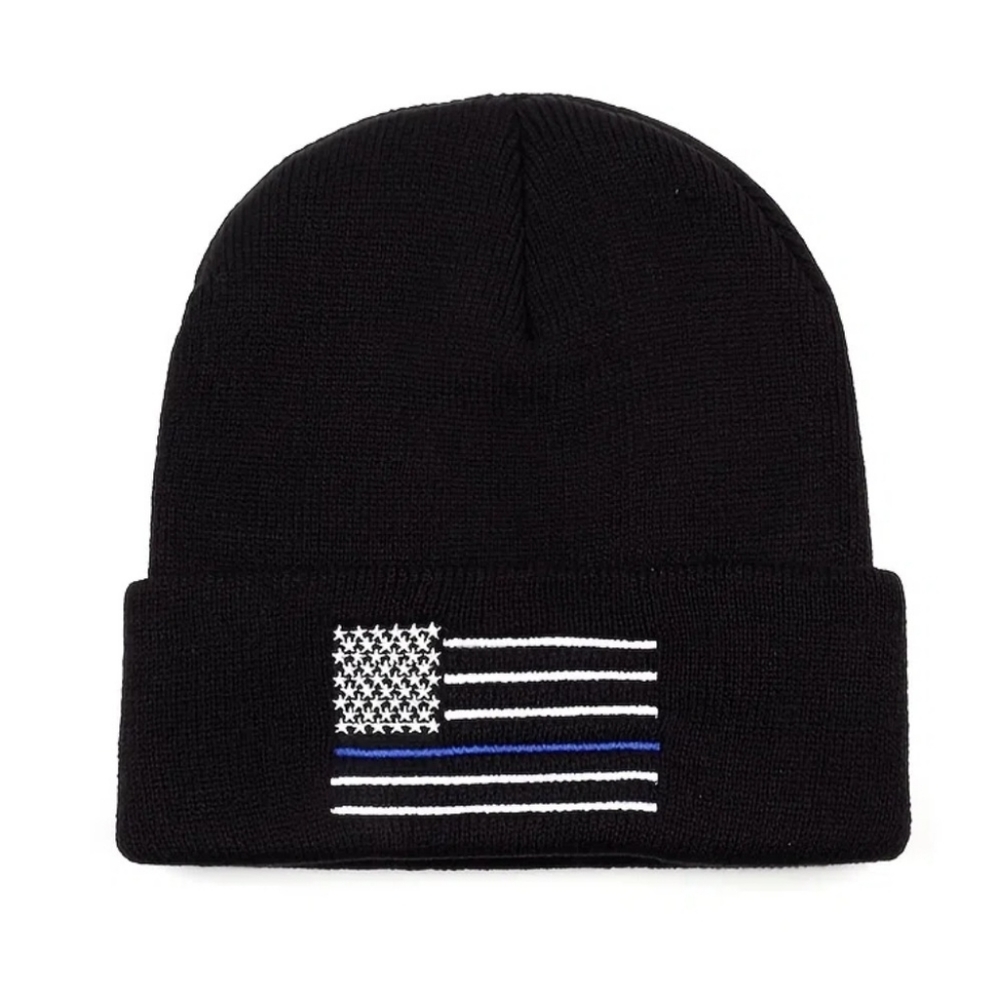 Blue Line Beanie